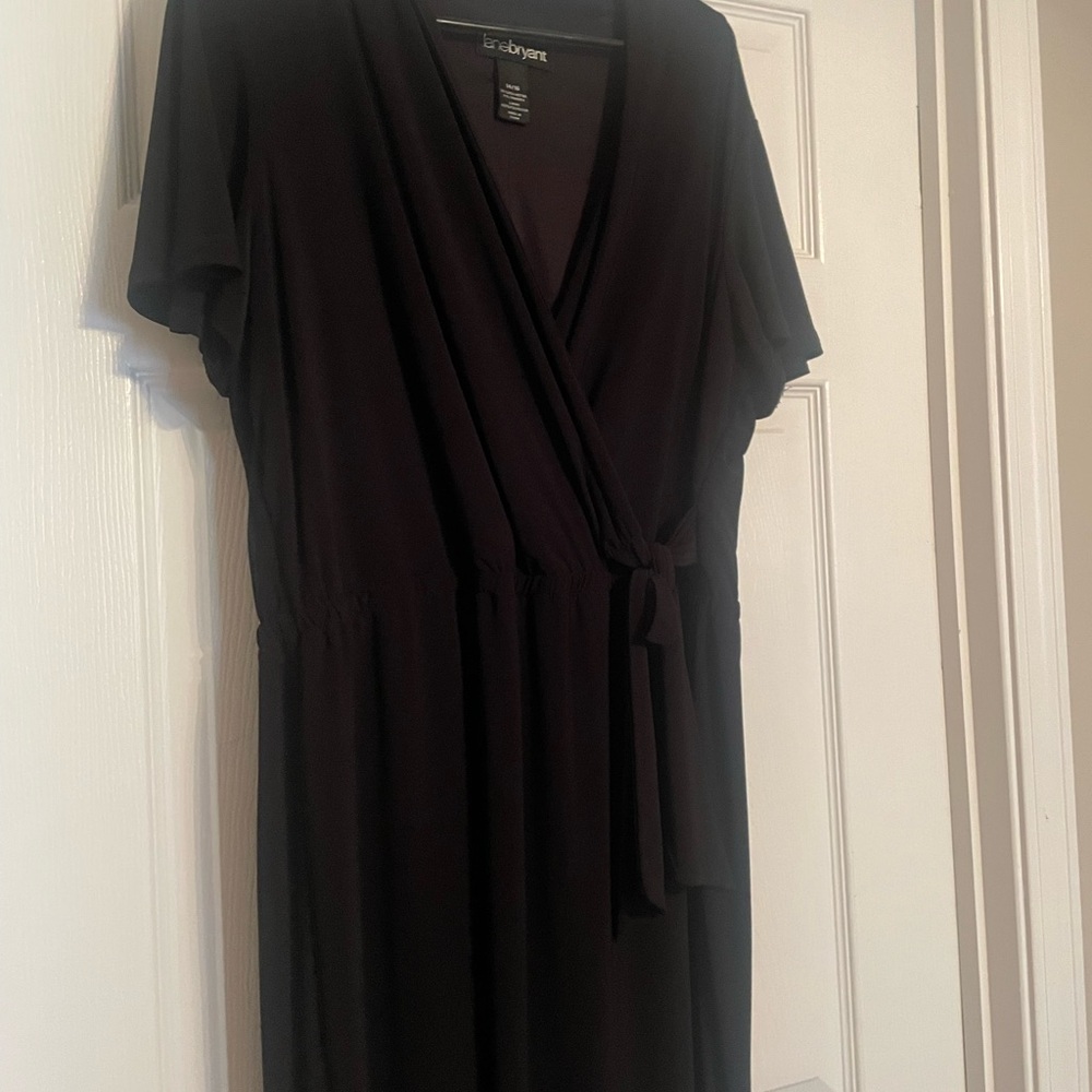 Lane Bryant Black Midi Dress - Picture 2 of 4